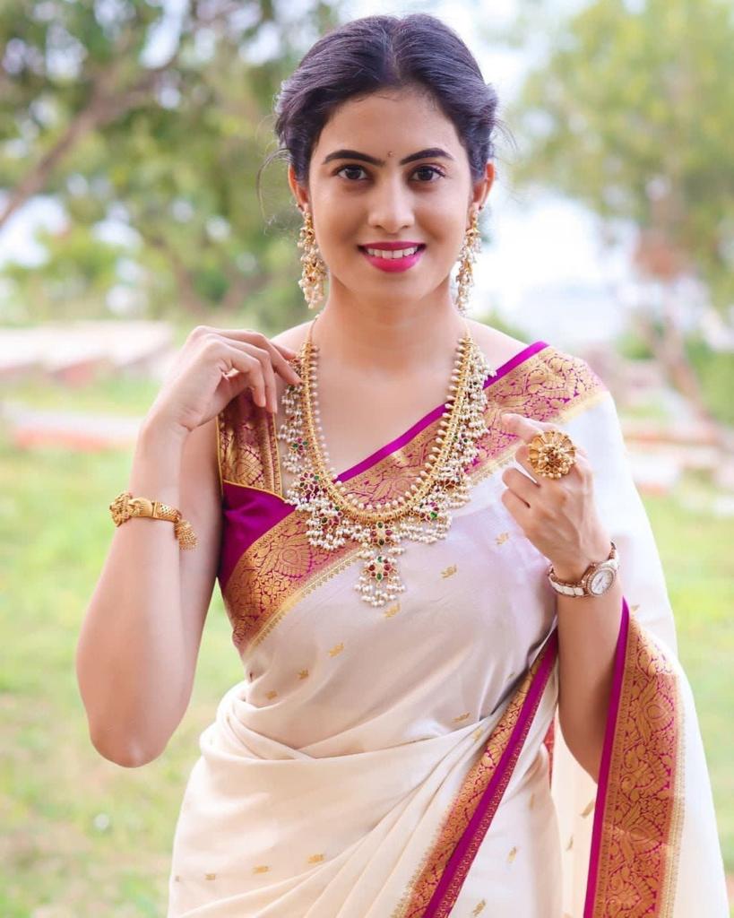 Ethnic Junctions Exclusive Beautiful Saree,Wedding Wear Kanchipuram Silk Saree