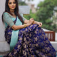 Ethnic Junctions Bendist Women's Adorable Kanjivaram Soft Silk Saree With Blouse Piece