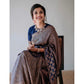 Ethnic Junctions Festive Special Golden Blue Kanjivaram Soft Weaving Silk With Beautiful Rich Pallu & Blouse