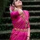 Ethnic Junctions Pink Colour Saree,Party Wear Saree,Exclusive Saree,Festival Saree